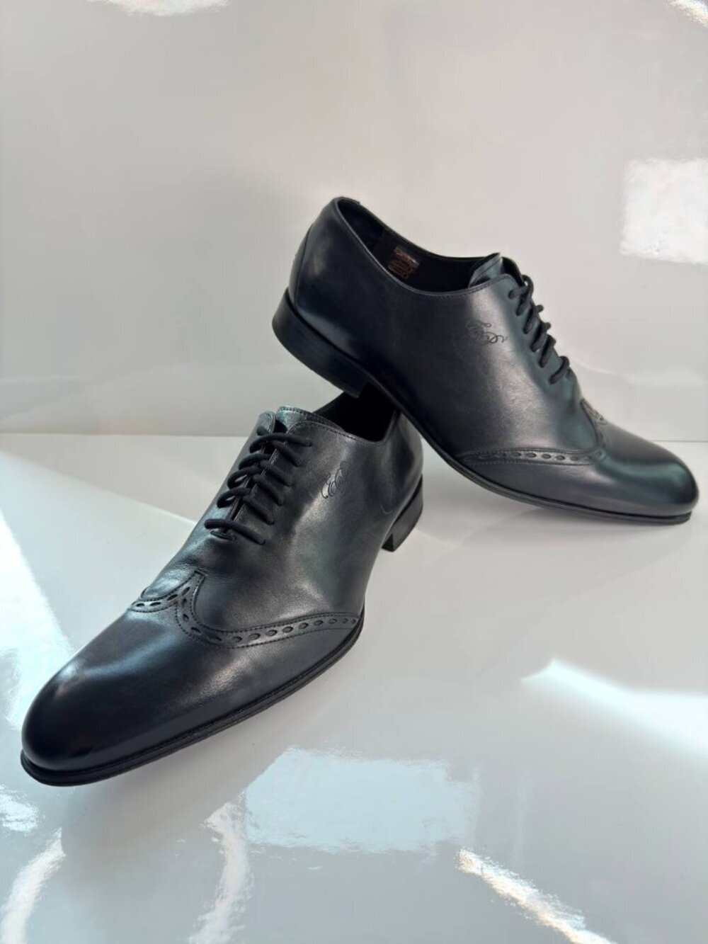 Eden Park Black Leather Dress Shoes – US 10